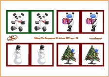 Ndbag The Boogeyman gift tags Christmas 3